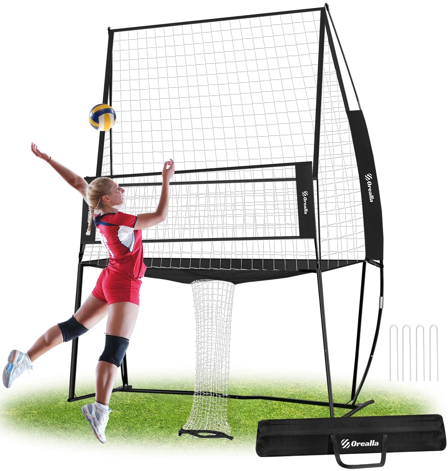 Orealla Volleyball Practice Net - Black - Orealla