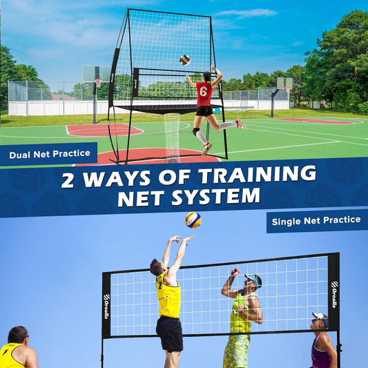 Orealla Volleyball Practice Net - Black - Orealla